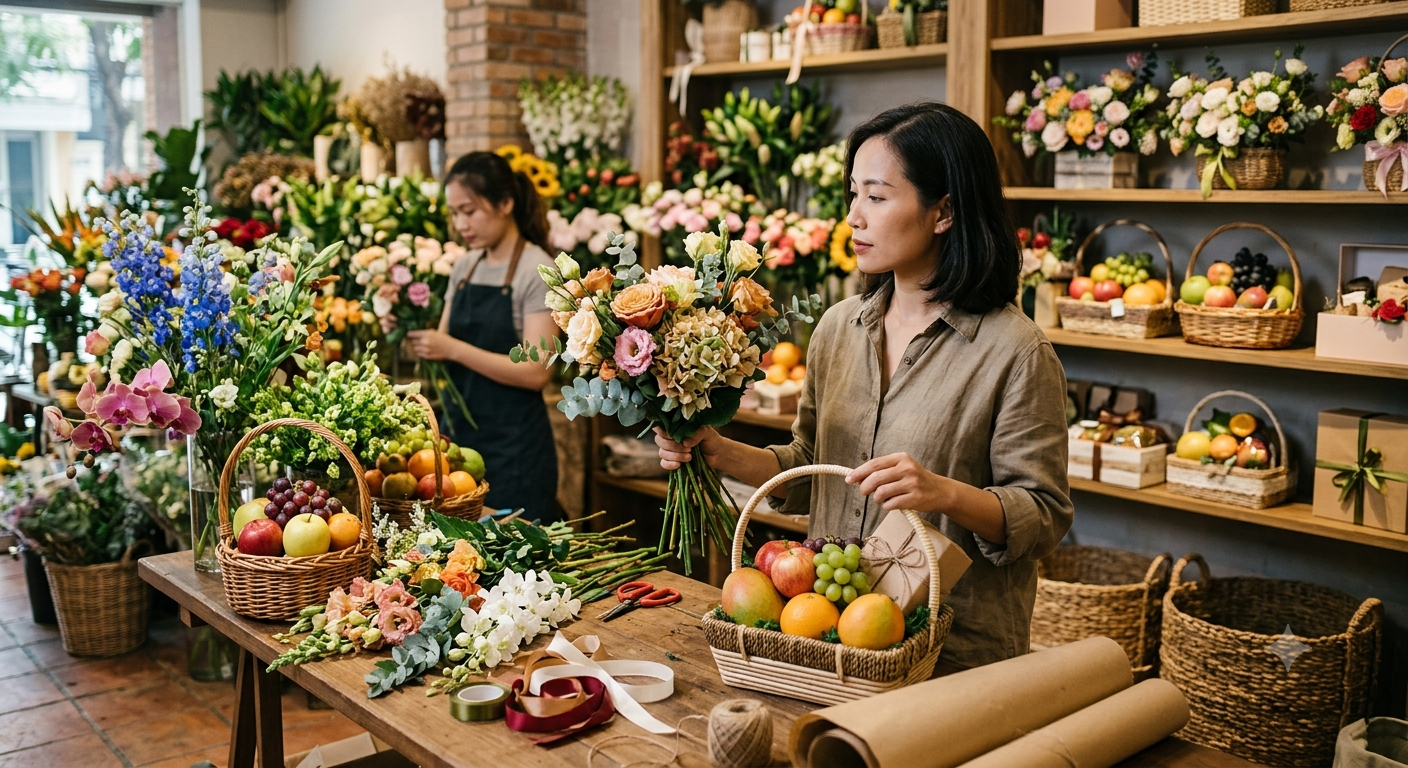 Đánh giá cân bằng khi lựa chọn dịch vụ hoa tươi